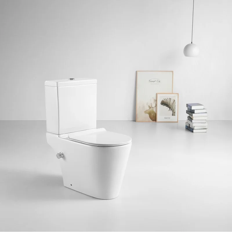 Klozet Close-Coupled Rimless Bidet WC
